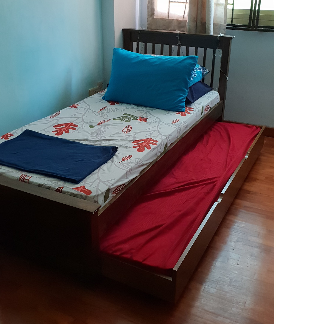Single bed frame with pull out bed from Picket & Rail, Furniture & Home