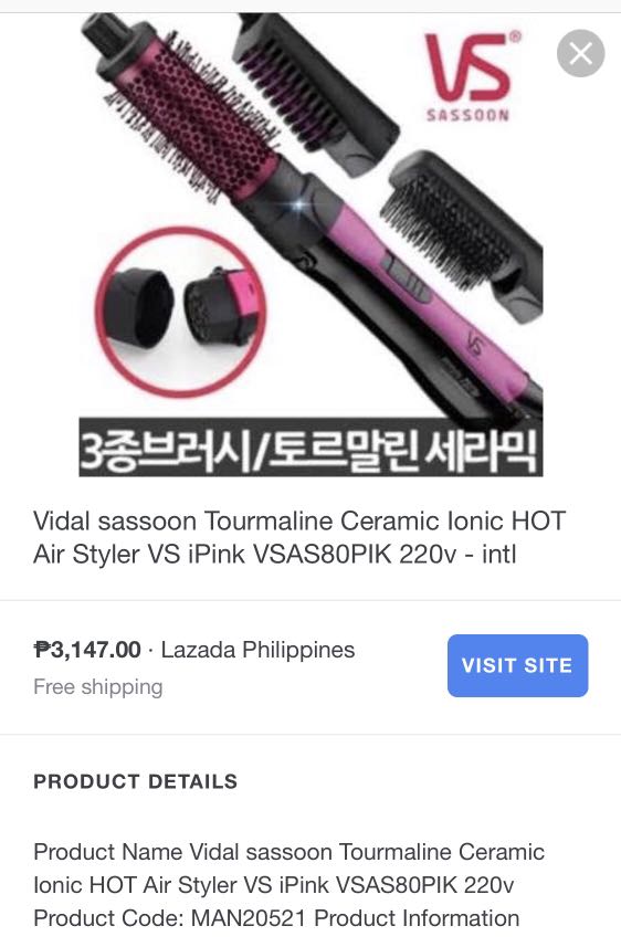 vidal sassoon styler