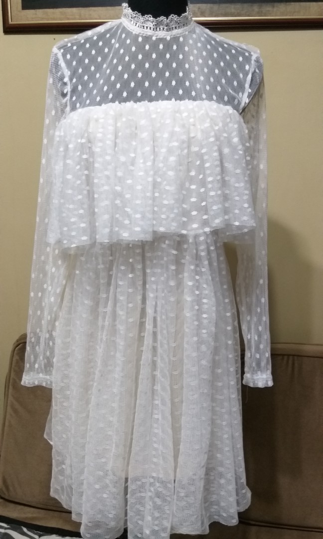 vintage white dress