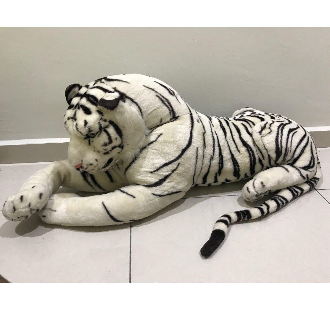 White tiger extra large stuffed soft toy plushy teddy bear decoration home