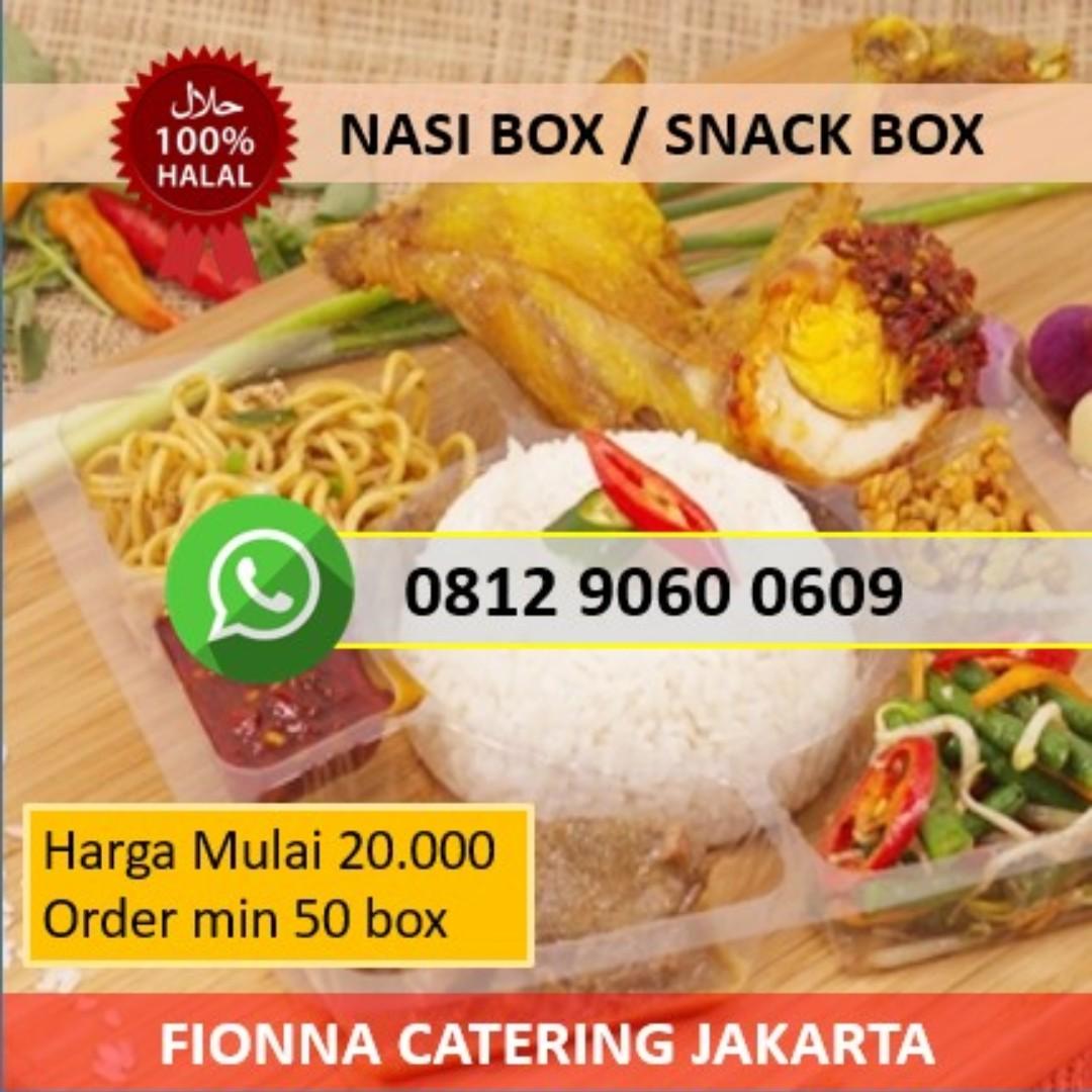 081290600609 Catering Nasi Box Jakarta Makanan Minuman Makanan Instan Di Carousell
