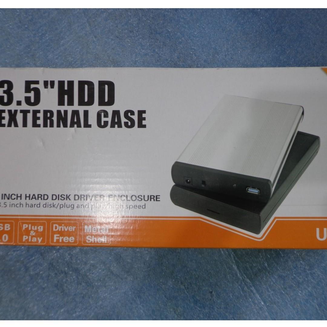 3.0 HDD hard disk sata usb enclosure case external for desktop 3.5" laptop 2.5", Computers