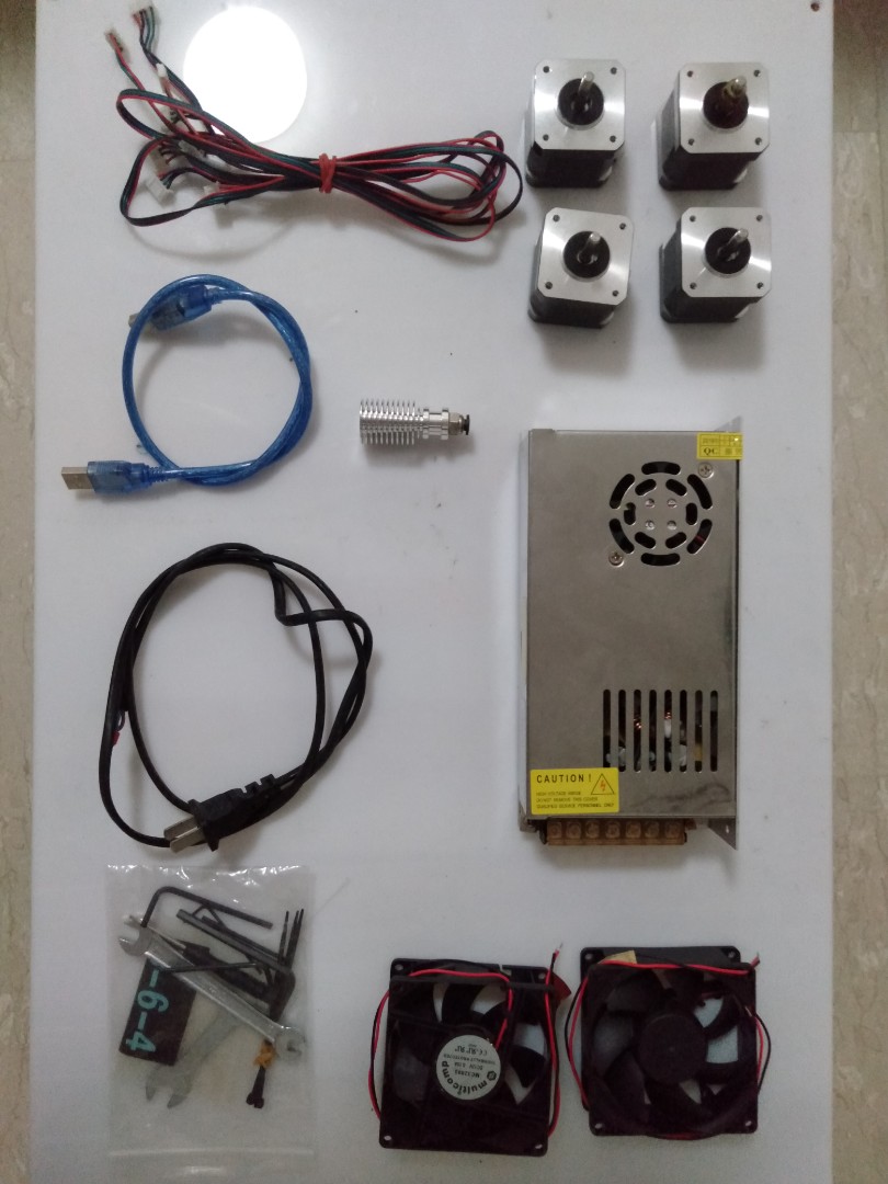 3D printer set stepper motors, power supply + accessories, Computers