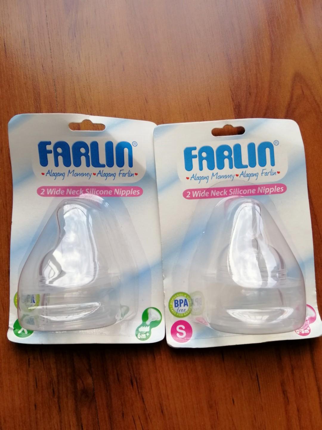 farlin wide neck teats