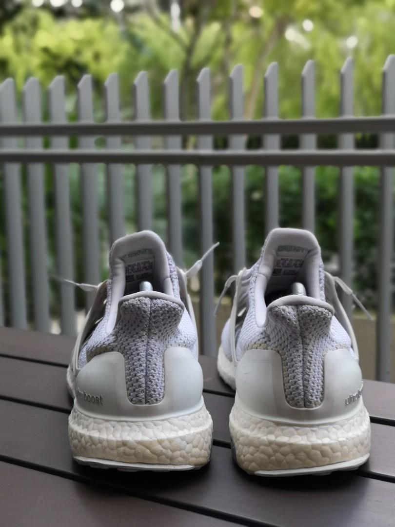 Adidas ultra deals boost white reflective