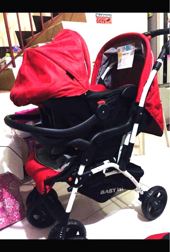baby 1st stroller with car seat