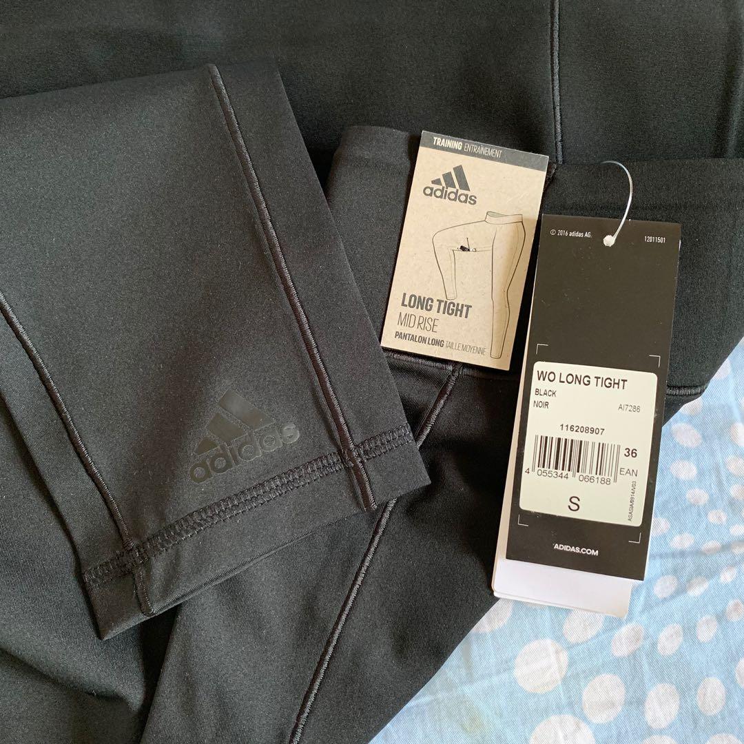Adidas long tight best sale mid rise pantalon long