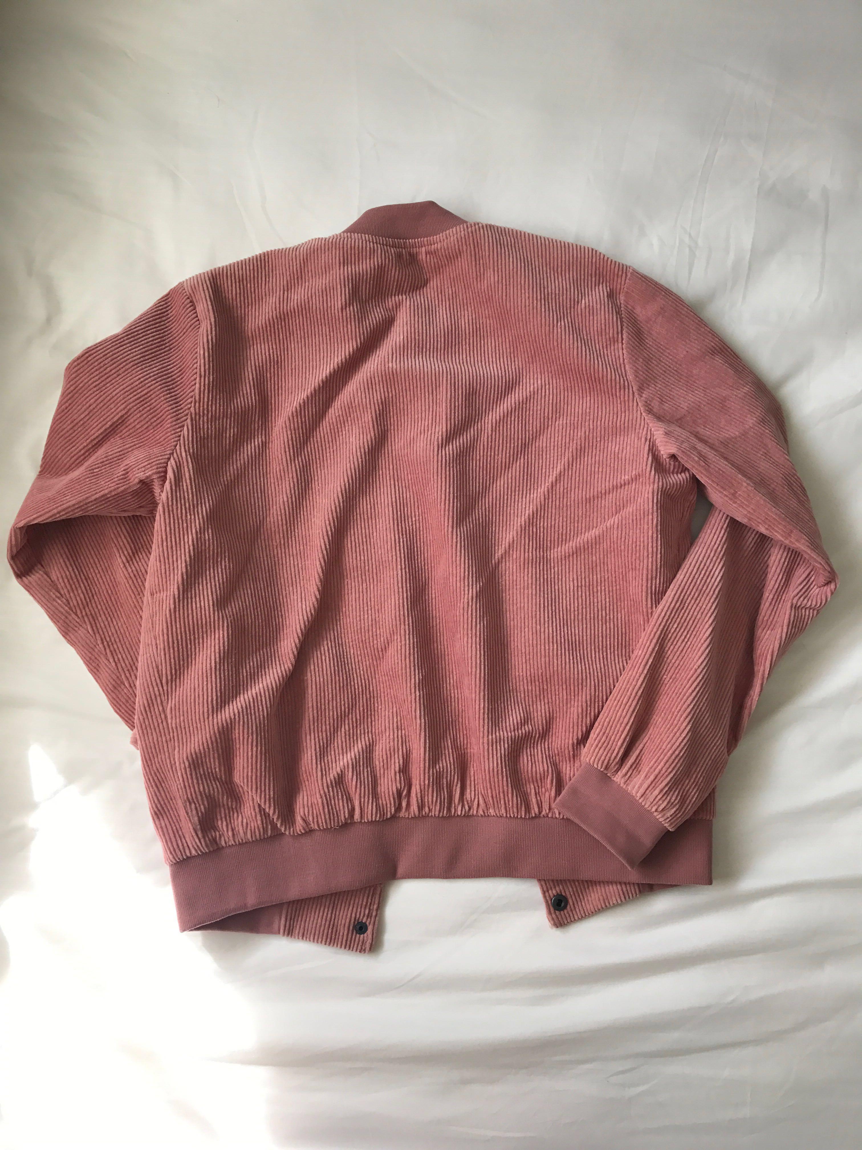 Brandy melville pink corduroy sale jacket