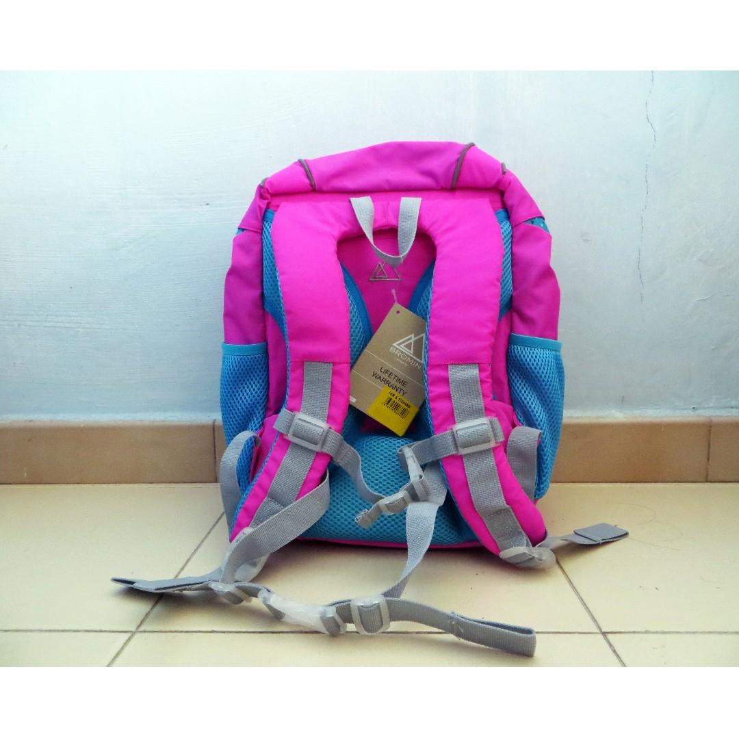 Bromin Lite School Backpack Pink Babies Kids Going Out Carriers Slings on Carousell