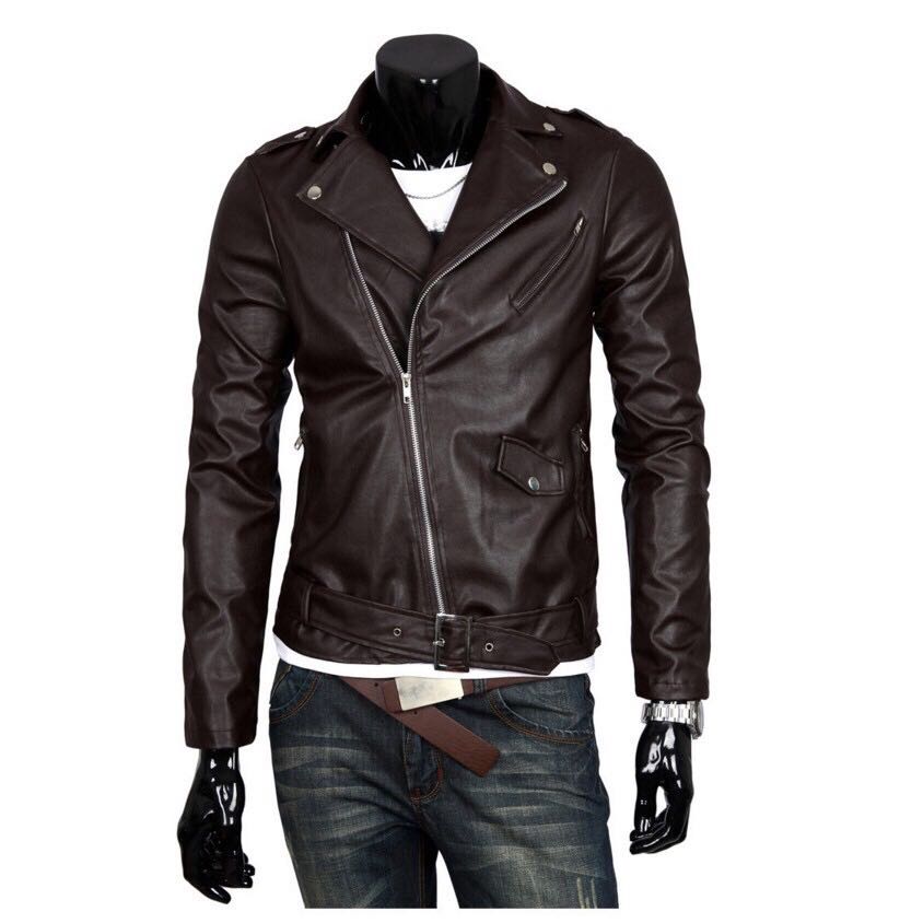 Brown Biker Jacket