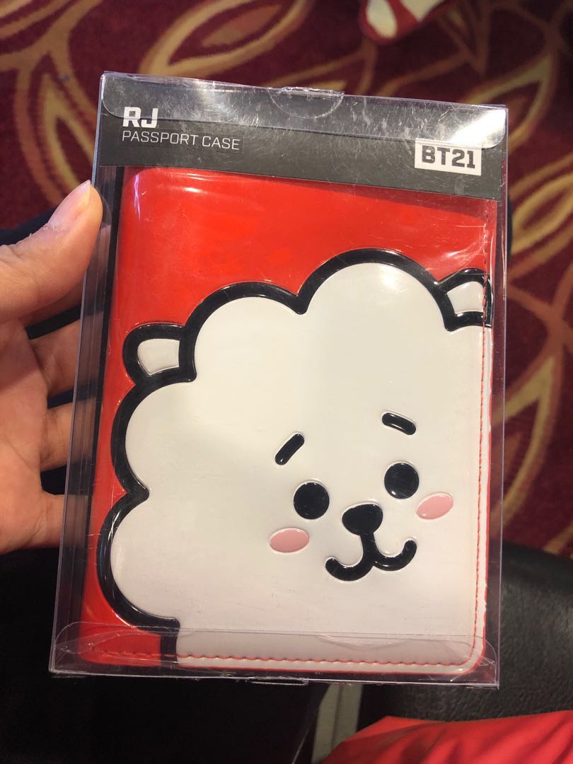 BT21 RJ Passport Cover, Hobbies & Toys, Memorabilia & Collectibles, Fan
