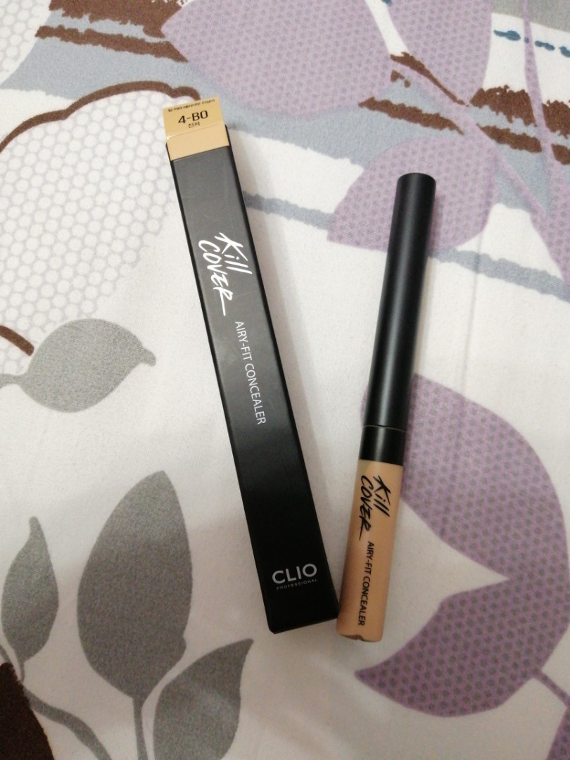 Clio Kill Cover Airy Fit Concealer 4 Bo Health Beauty Makeup On Carousell