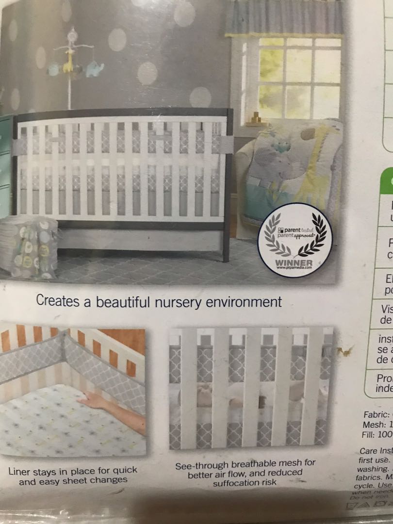 Garanimals 2025 crib bumper