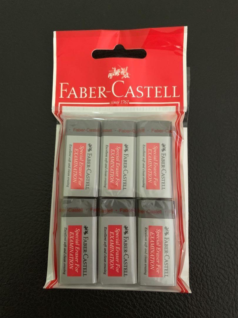 Faber Castell Special Eraser For Exams Hobbies Toys Stationery Craft Stationery School Supplies On Carousell