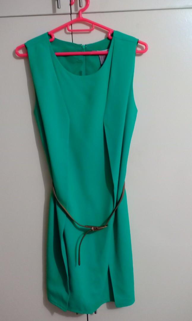 green business casual dress