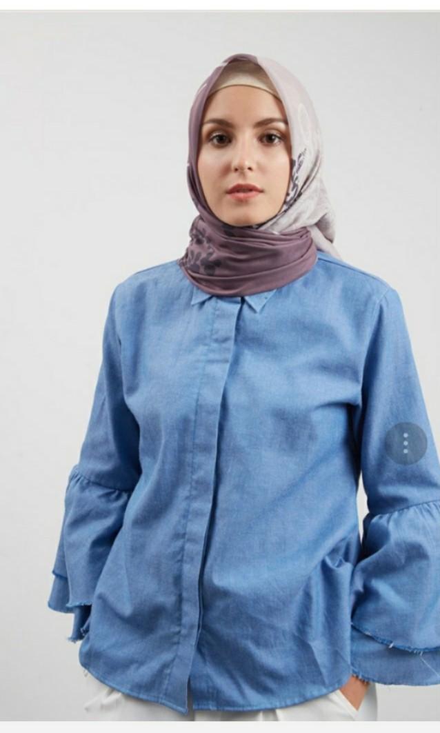 Hijab Voile Buttonscarves X Hijabenka, Fesyen Wanita, Muslim Fashion