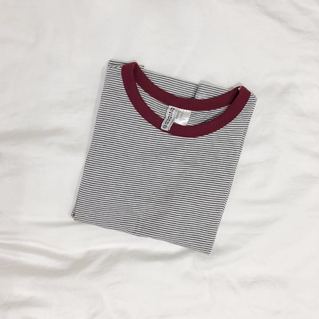 ringer tee h&m