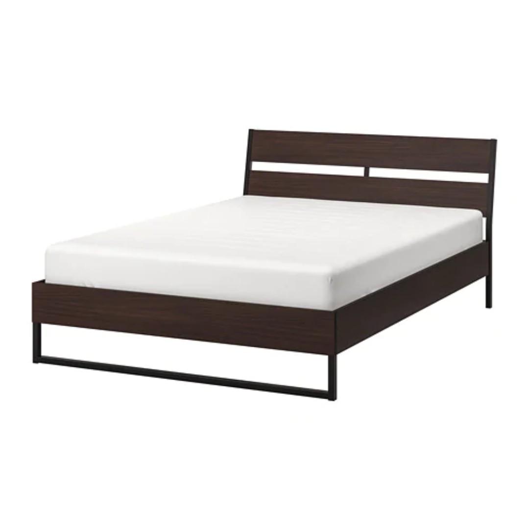 Ikea Queen Bed Frame With Mattress Furniture Beds Mattresses