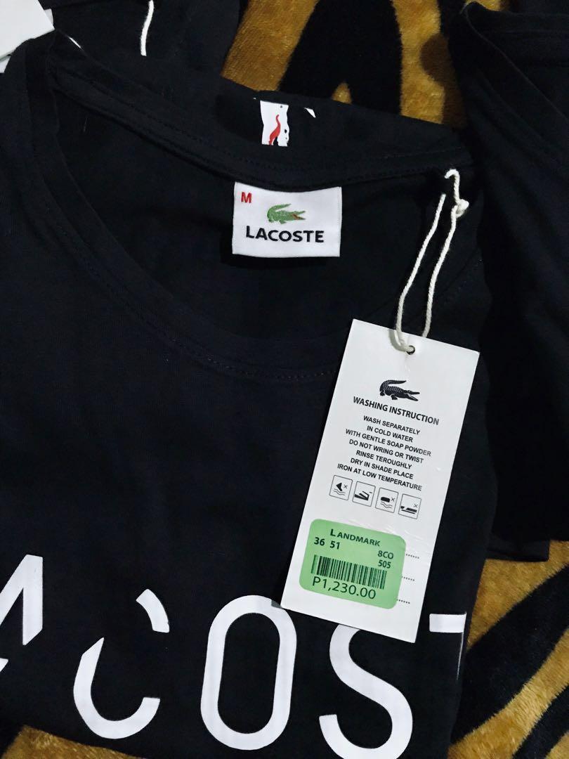 lacoste clothing prices