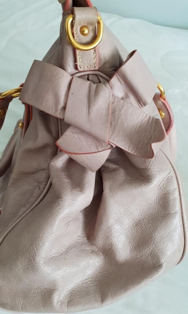 Miu Miu Pink Ribbon Bag Authentic with cert