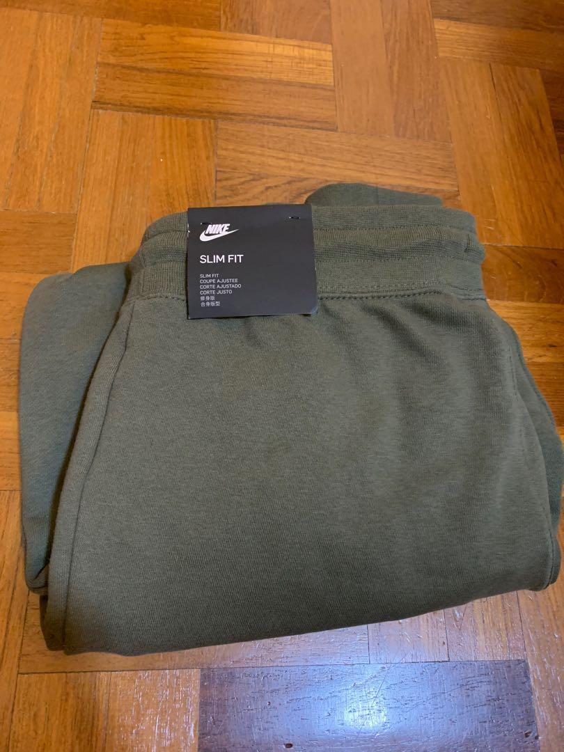 nike olive green sweatpants