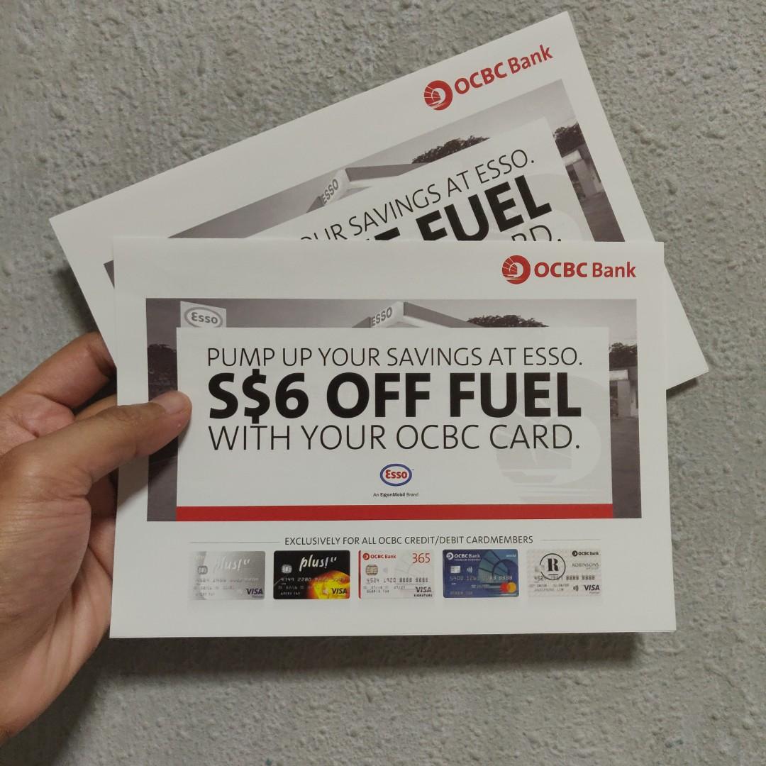 Ocbc 365 Esso Vouchers Entertainment Gift Cards Vouchers On