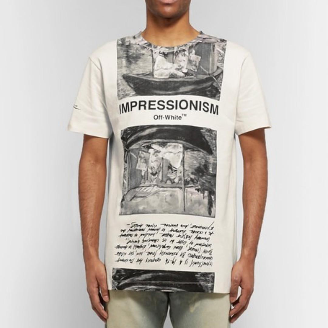 Off white outlet newspaper tee