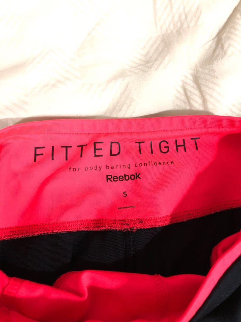 reebok fitted tight for body baring confidence