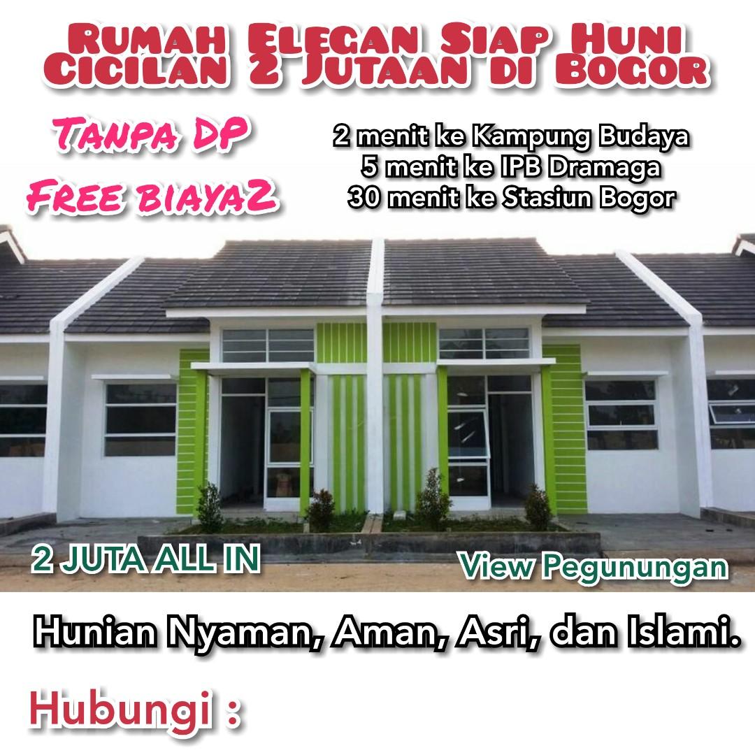 Rumah Murah Di Dramaga Bogor Cukup 500 Ribu Langsung Proses Kpr