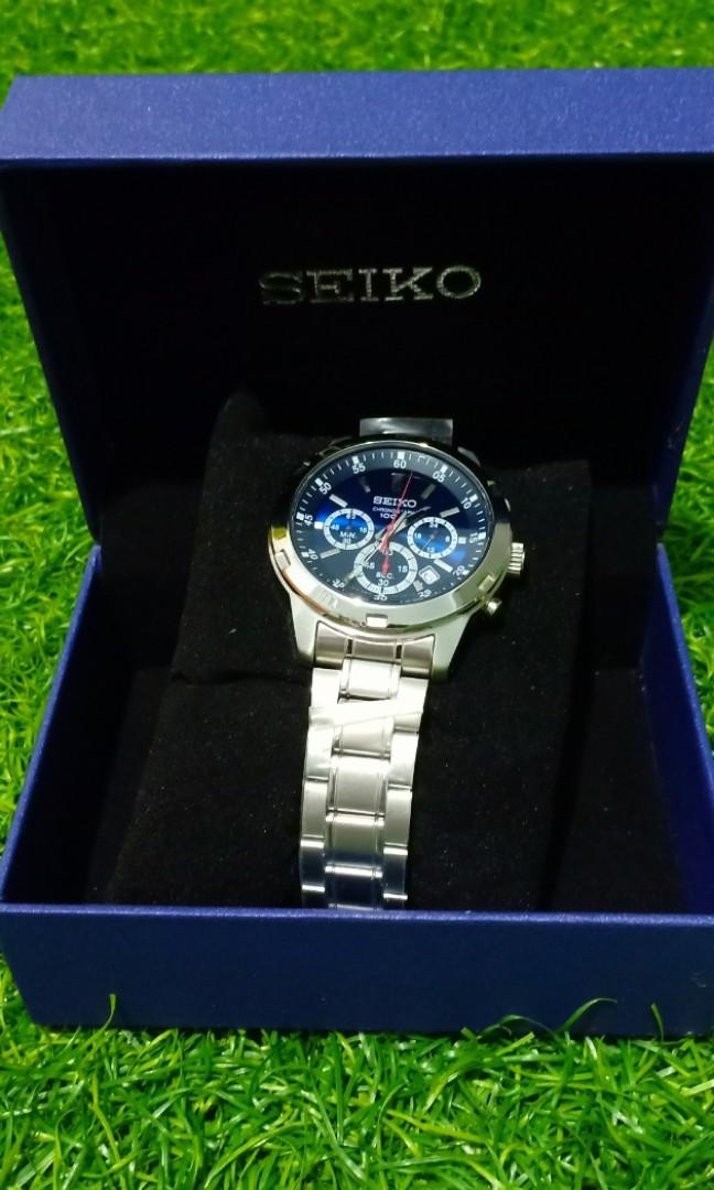 REPRICE JAM TANGAN SEIKO Analogue Quartz Cal. 4T53 Chronograph MURAH TERRRMURAH