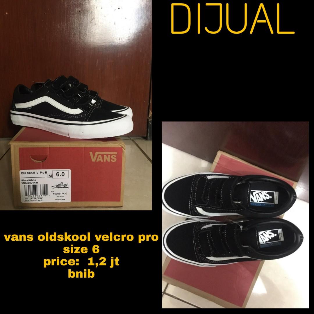 sepatu vans velcro