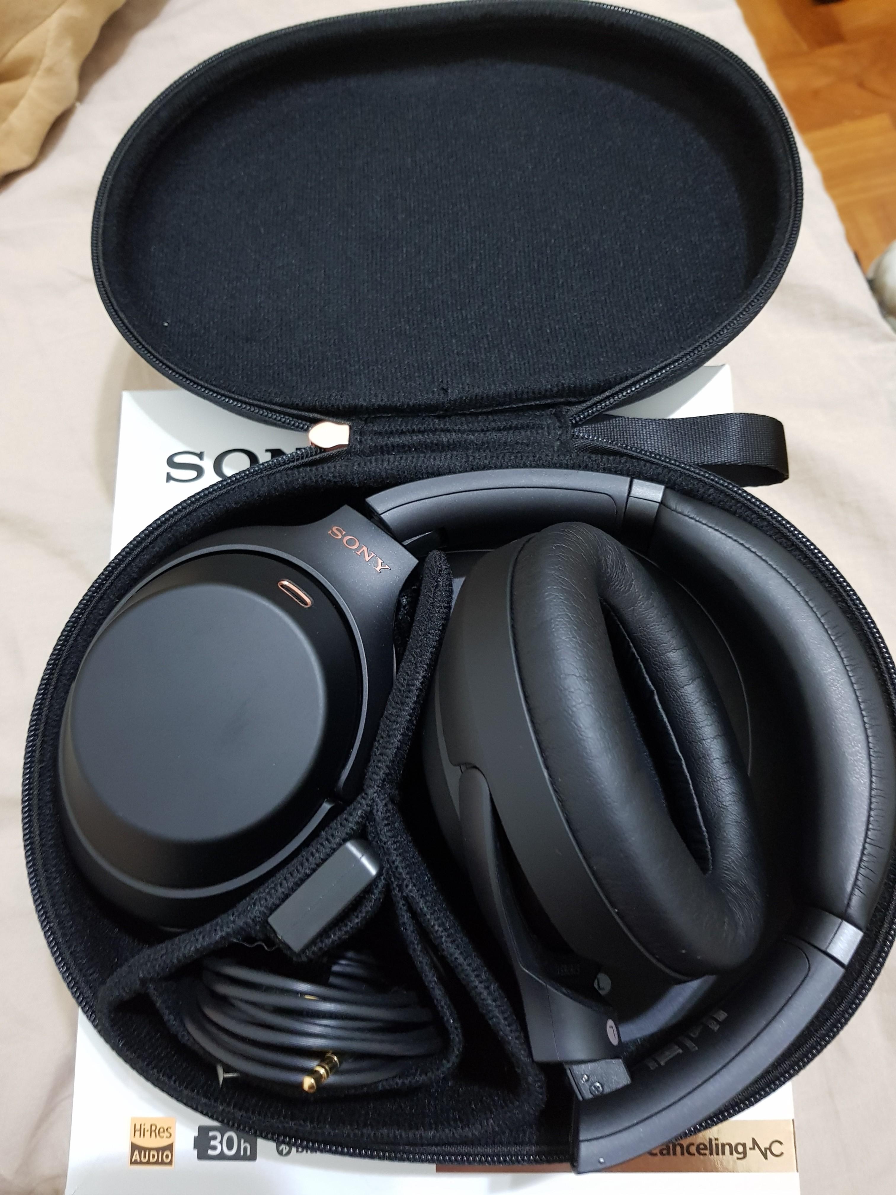 Sony WH 1000XM3 used once Audio Headphones Headsets on Carousell