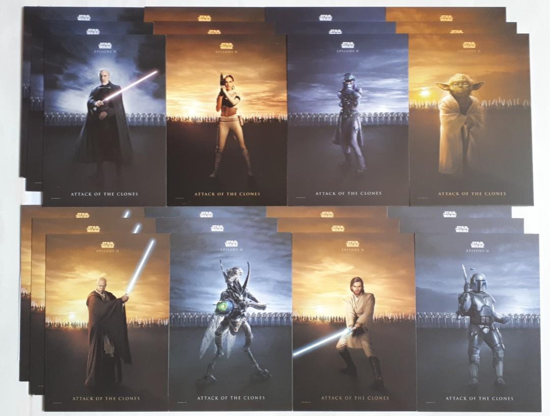 Star Wars Episode II Postcard Set 2 Postcards of Episode II