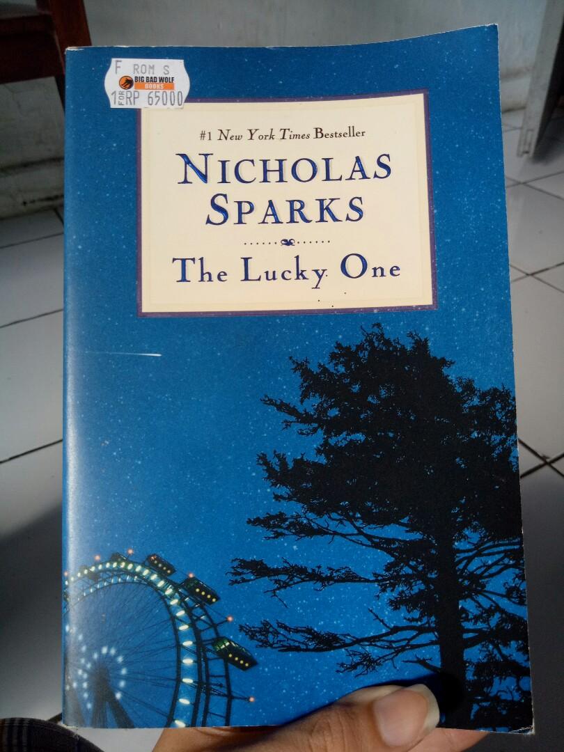 The Lucky One Nicholas Sparks Import Novel English Books Stationery Books On Carousell