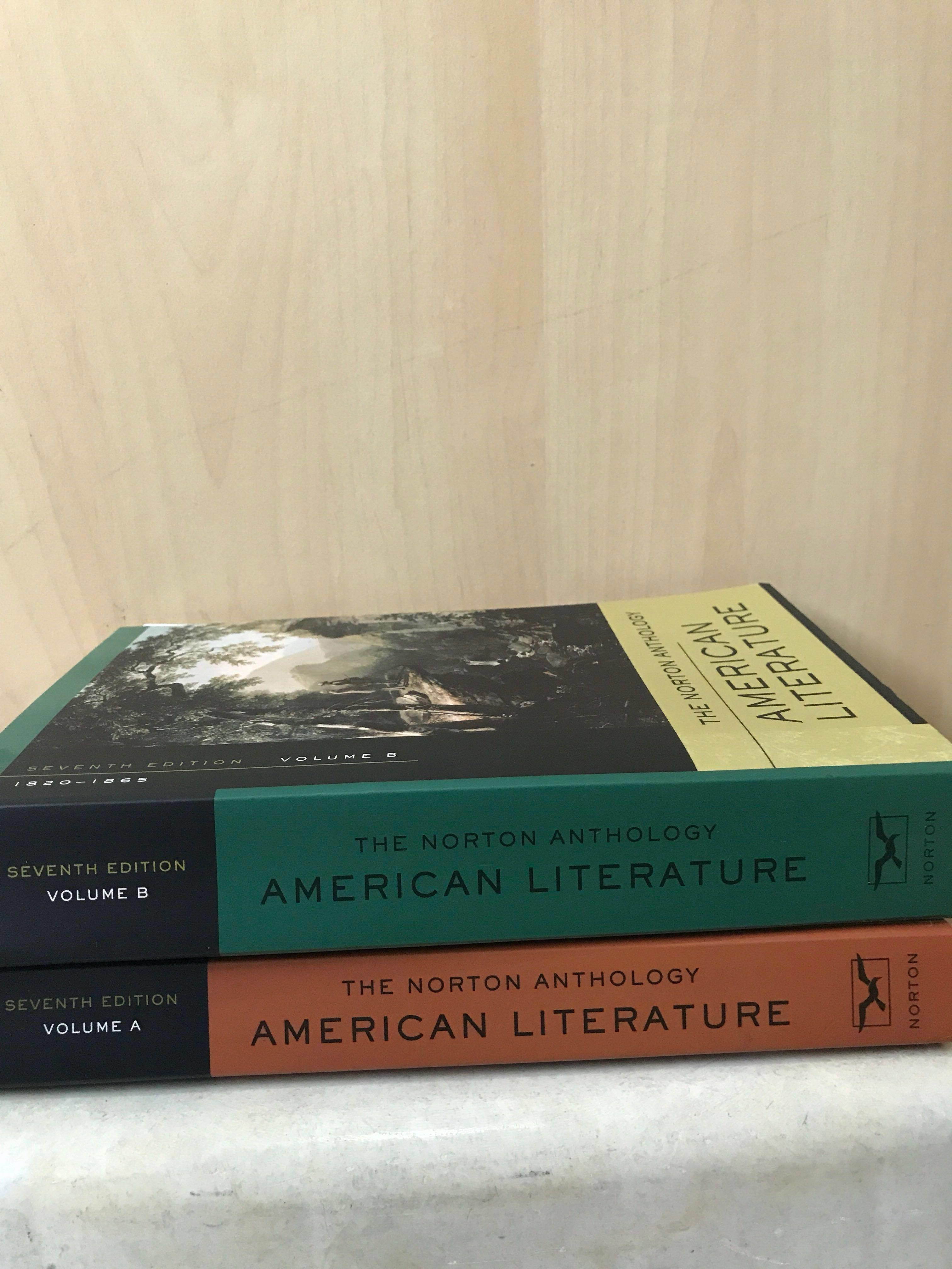 The Norton Anthology: American Literature (Volumes A & B), Hobbies 