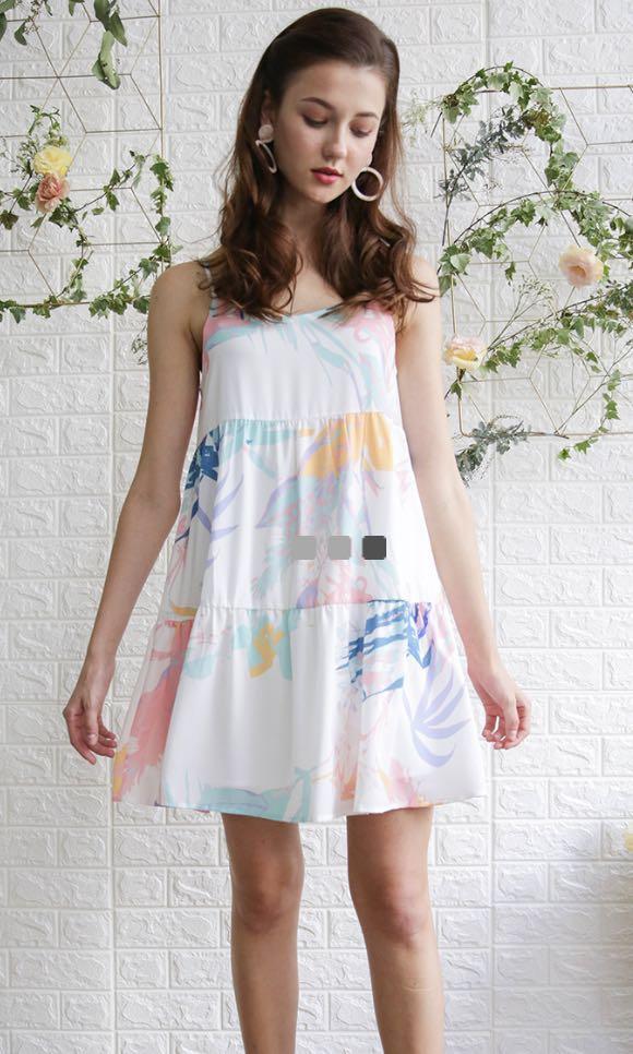 Pastel tiered dress Clearance