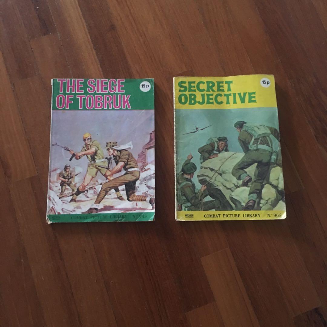 War comics (Category: Vintage Collectibles) located in Singapore. Submitted by harryoh (Listing ID 213633547, Image 1). Description: War picture library Battle picture library Conflict library Commando Amazing collection of mine Since childhood til now All from 1970s-1980s Inspiring army and war comics Wonderful artist drawing in black and white .