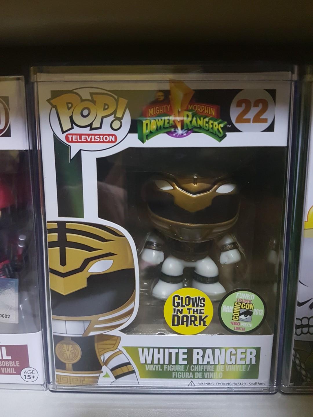 WTS White Ranger GITD Funko POP SDCC 