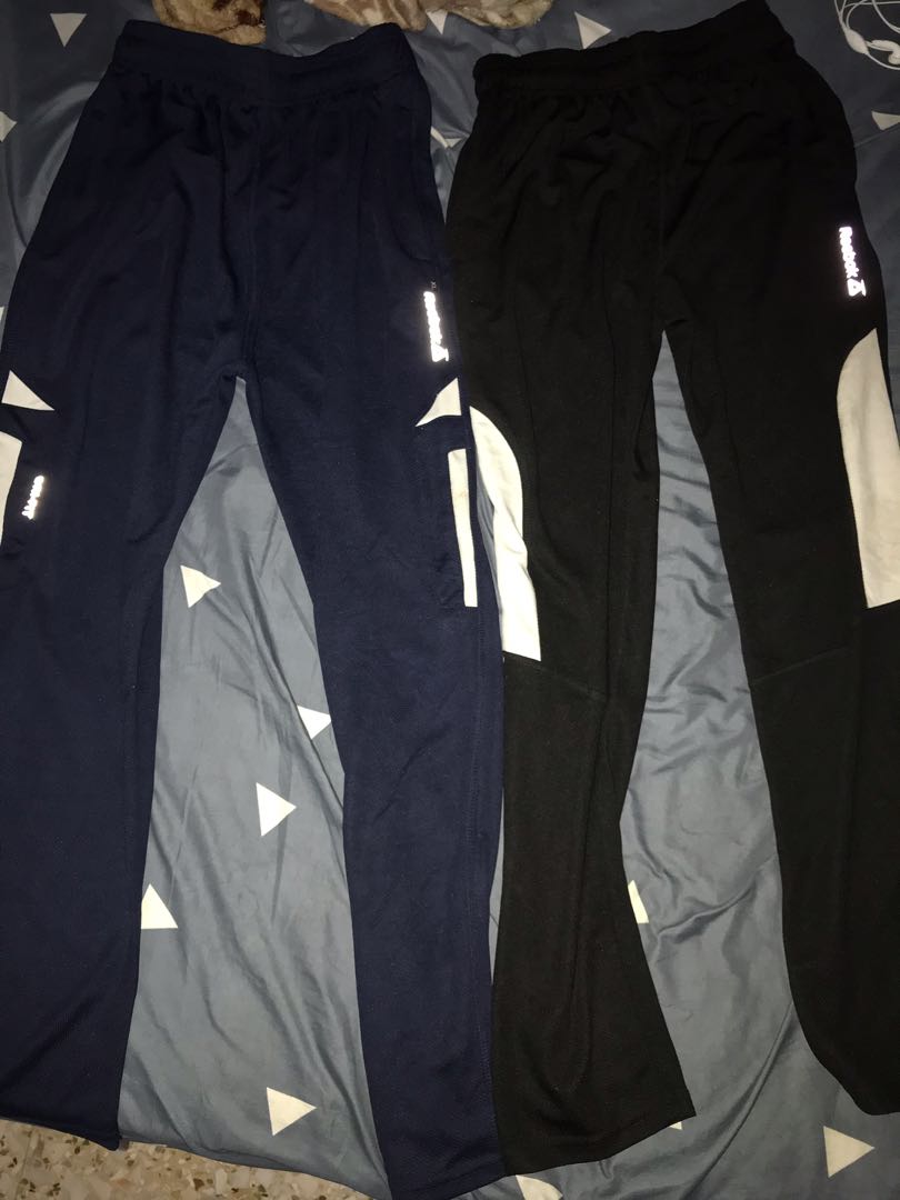 reebok dri fit track pants