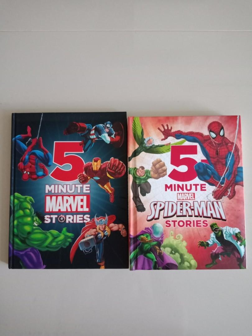5 Minute Marvel Spiderman Stories Books Stationery Fiction On