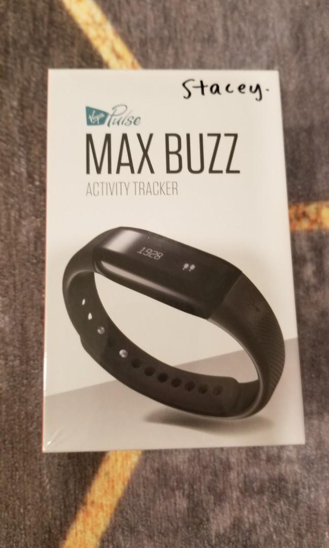 智能運動手環 Max Buzz (Virgin pulse) activity tracker, 手提電話, 智能穿戴裝置及智能手錶
