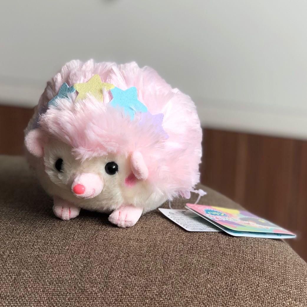 pink hedgehog toy