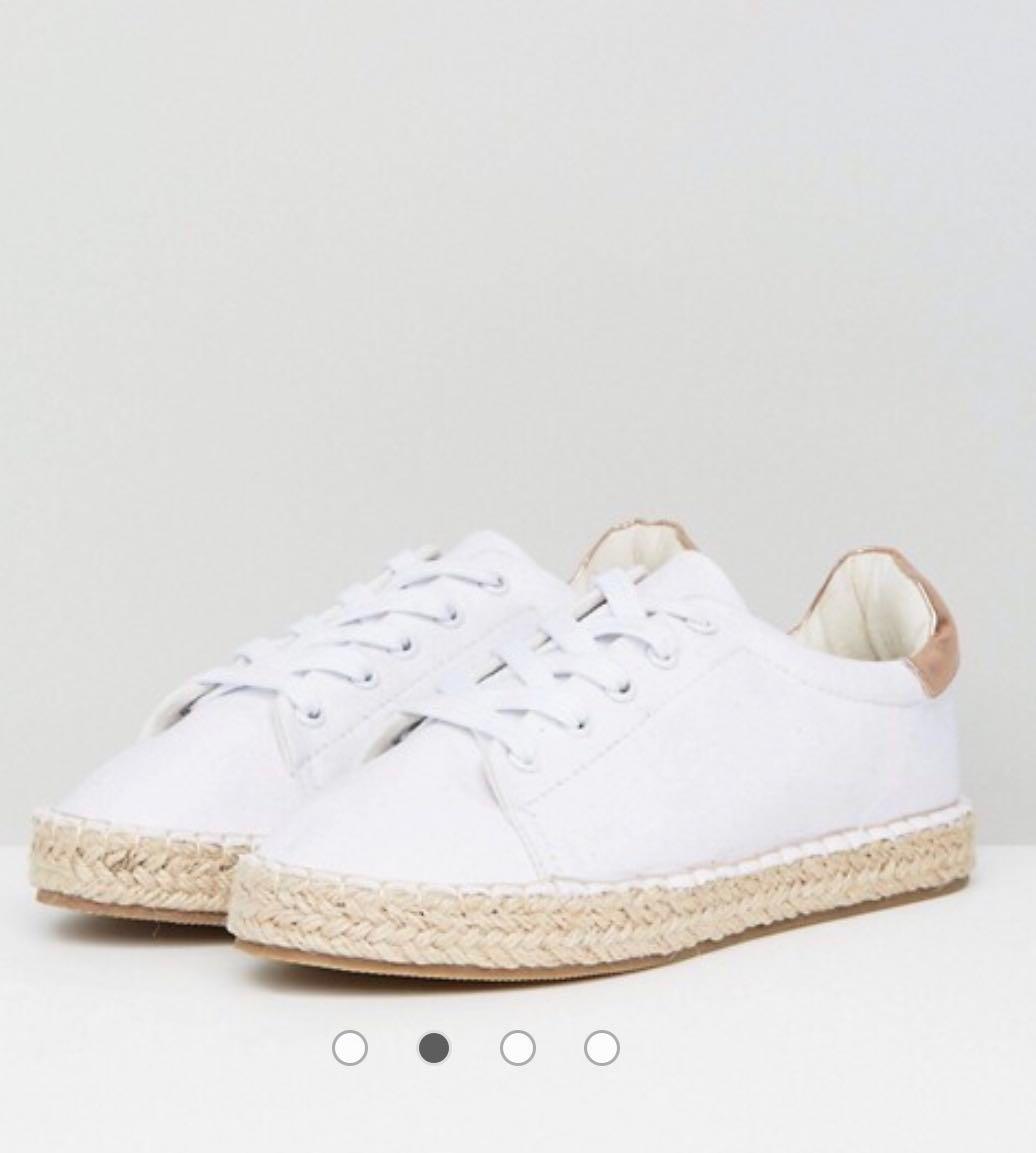 white sneaker espadrilles