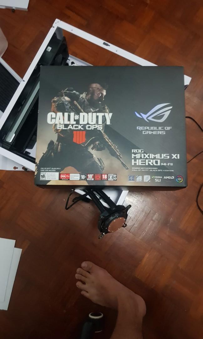 Asus Maximus Xi Hero Wifi Call Of Duty Edition Everything Else On Carousell