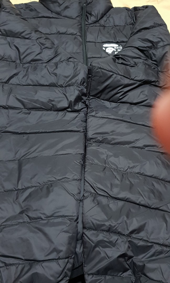 bape light down jacket