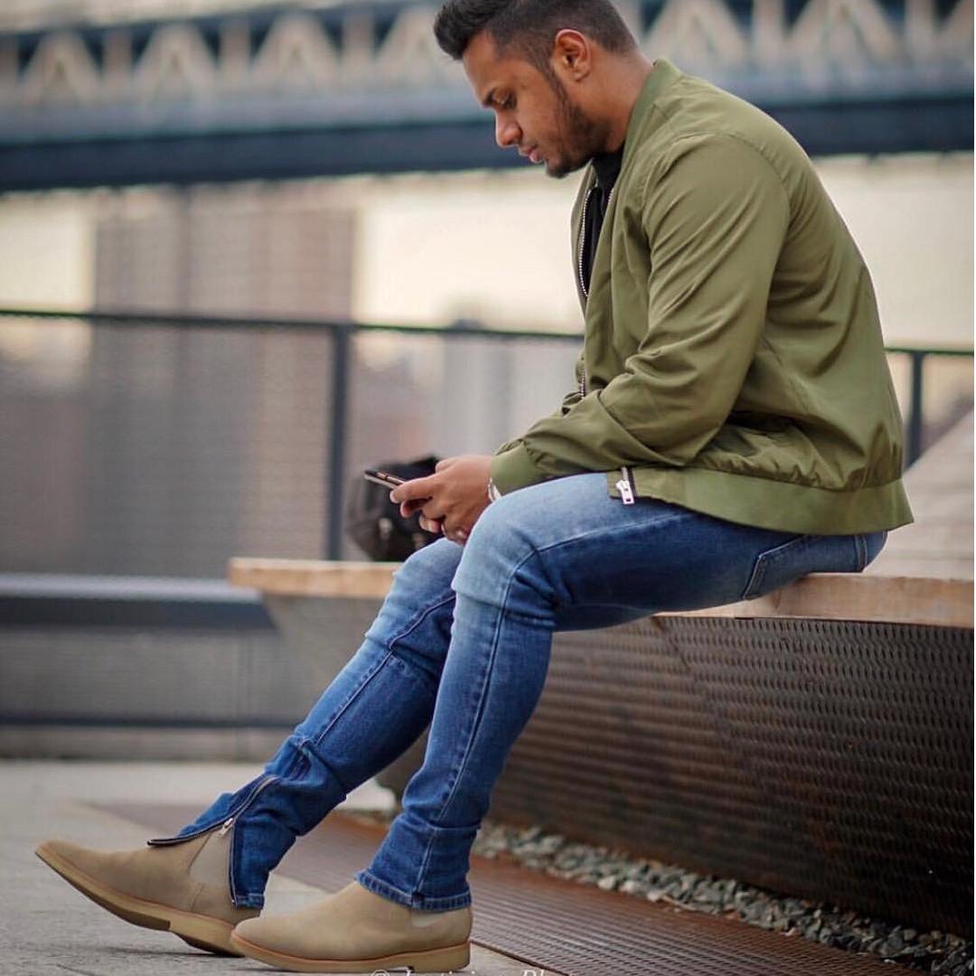 BNIB Chuck Suede Chelsea Boots Men Camel Common Projects Alternative Men s Fashion Footwear Boots on Carousell