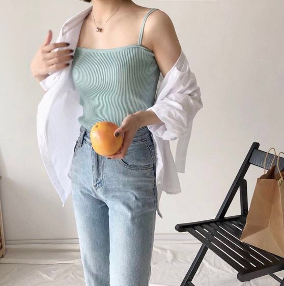 mint camisole top