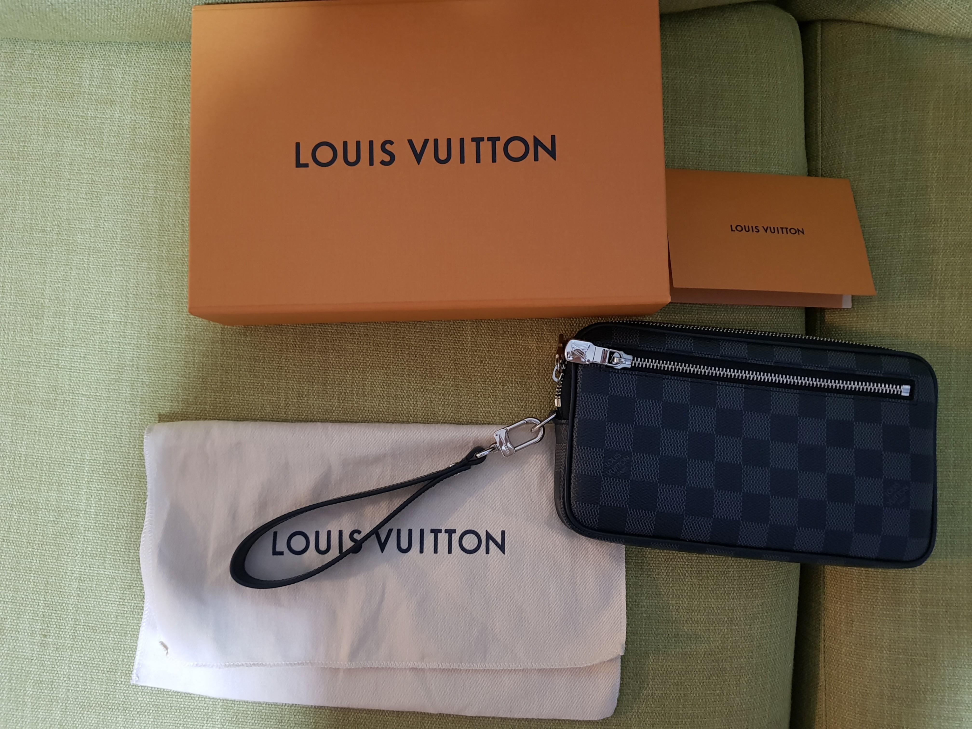 Louis Vuitton Alpha Clutch Limited Edition Damier Graphite Pixel - ShopStyle