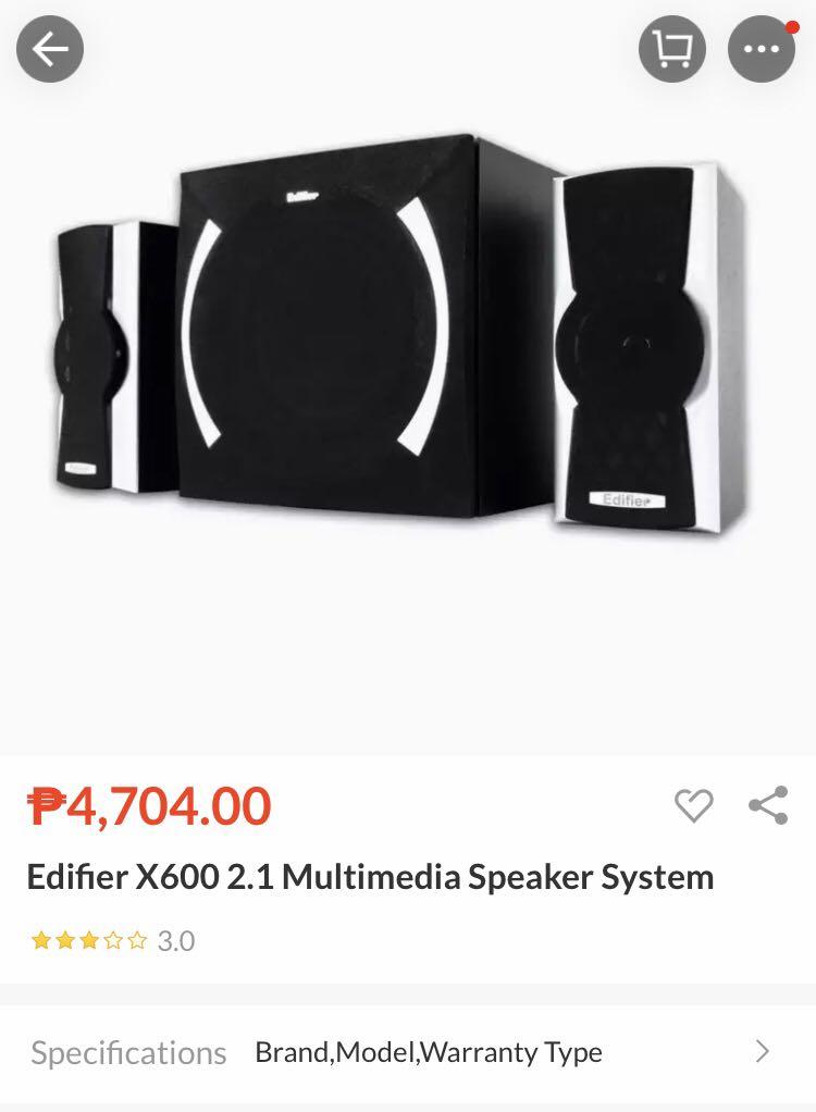 edifier x600 price