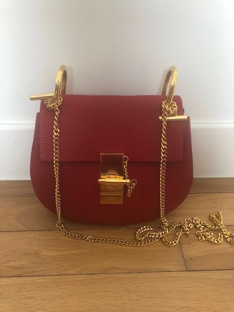 Chloe drew bag red top